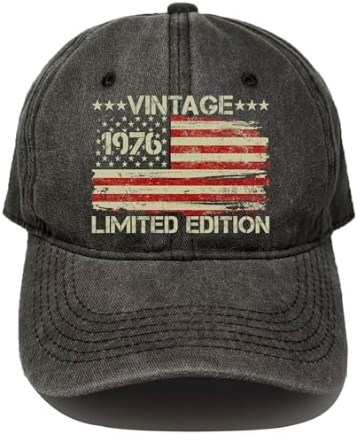 50th Birthday Gifts for Men Women,Vintage 1976 Hat,50th Birthday