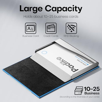 Padike Business Card Holder, Business Card Case Professional PU