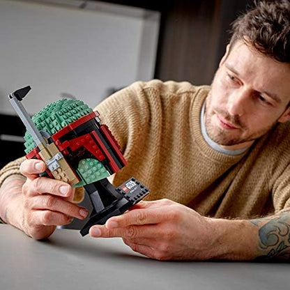 LEGO Star Wars Boba Fett Helmet 75277 Building Kit, Cool, Collectible