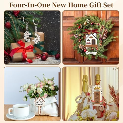 New Home Ornaments 2026, Housewarming Gifts New Home Gifts Ideas 4PCS