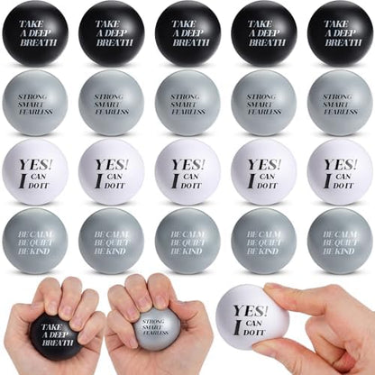 Zomiboo 20 Pcs Motivational Balls Toys Employee Appreciation, Classic