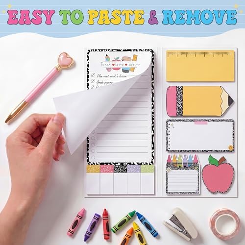 BEAWART Teacher Sticky Notes Set, Composition Classroom Appreciation