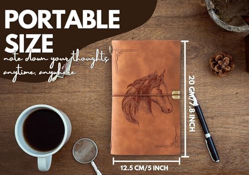 InnoBeta Horse Gifts Journal with Pen for Horse Lovers, Horse Stuff