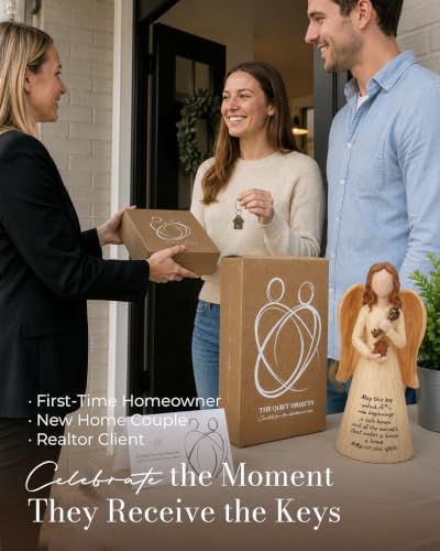 Housewarming Gifts New Home, Guardian Angel Figurine for New