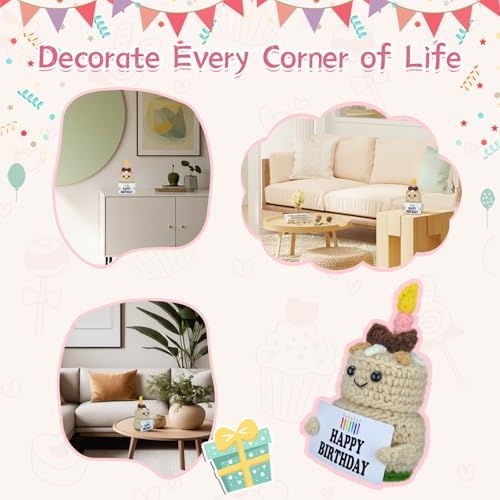 Handmade Crochet Cake Happy Birthday Gifts – Special Idea Desktop