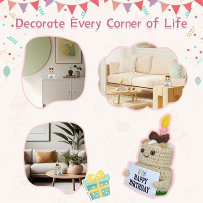 Handmade Crochet Cake Happy Birthday Gifts – Special Idea Desktop