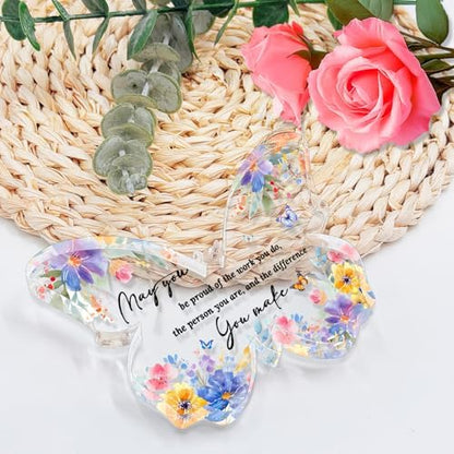 Butterfly Gifts for Women Coworker Teacher Thank You Gift for Teachers