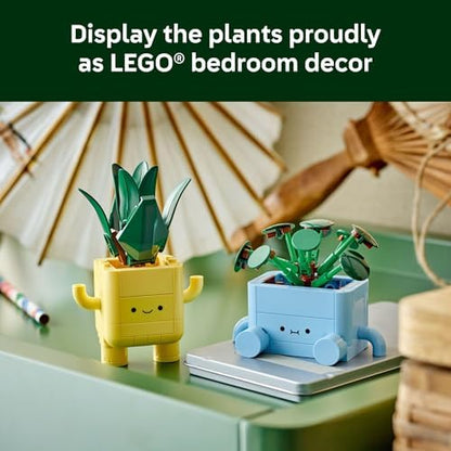 LEGO Botanicals Happy Plants Building Toy for Kids, Girls, and Boys 9+