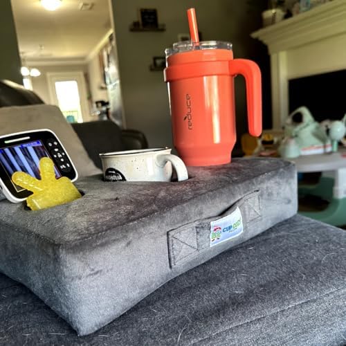 Cup Cozy Pillow (Gray) *As Seen on TV*-The World's Best Cup Holder!
