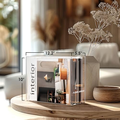 File Organizer for Desk - This Acrylic Storage Box is great for Office
