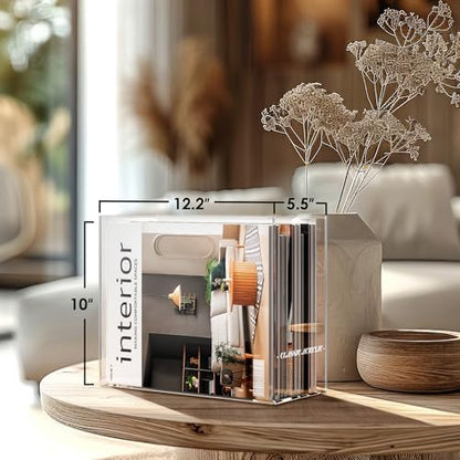 File Organizer for Desk - This Acrylic Storage Box is great for Office