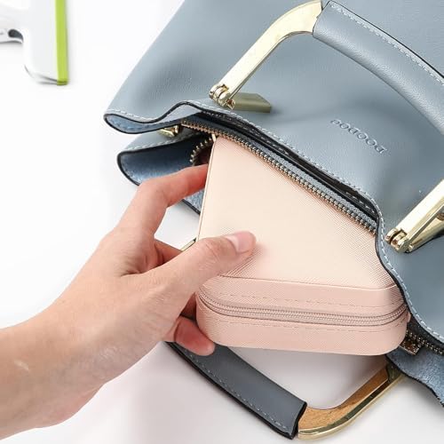 Travel Jewelry Case 2 Pack Mini Travel jewelry Box Portable Organizer
