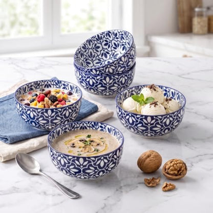 Cereal Bowls Set of 6, 28 Ounces Soup Bowls