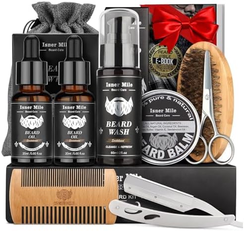 Beard Kit Birthday Gifts for Men Grooming & Care Christmas Stocking