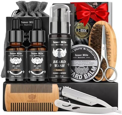 Beard Kit Birthday Gifts for Men Grooming & Care Christmas Stocking