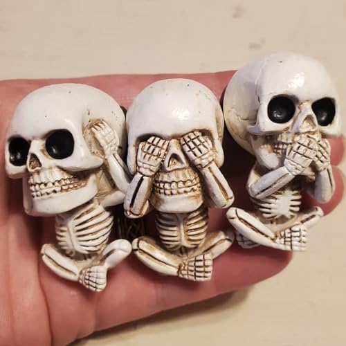 Skull Decor Car Air Freshener Vent Clips Goth Halloween Decorations