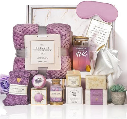 AHAGIFTREE Gift Baskets For Women,12PC Birthday Gifts,Mother's Day