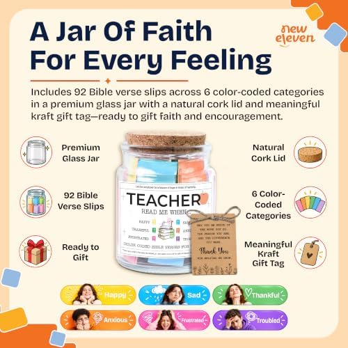 NewEleven Teacher Gifts For Women, Men - Teacher Gifts, Appreciation