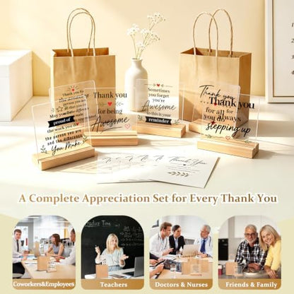 Bulk Appreciation Gifts, 18 Pcs/ 6 Sets Thank You Gifts for Coworkers