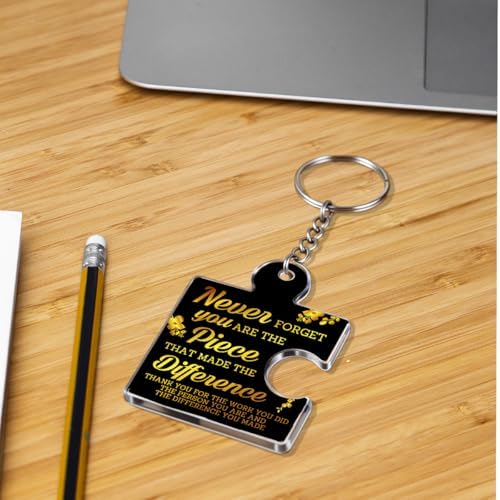 Team Appreciation Gifts Bulk Thank You Keychains for Coworkers
