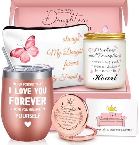 Daughter Birthday Gift Basket, Gifts for Adult Daughter from Mom Dad