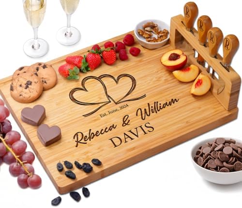 Personalized Charcuterie Board Gifts for Couples – Christmas Custom