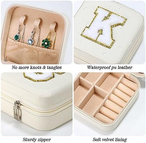Parima Travel Jewelry Case - White Gift for Female Friends and