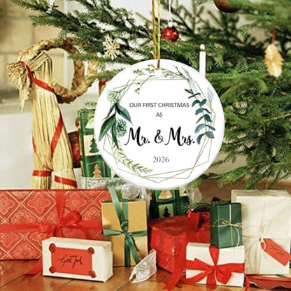 Wedding Gift for Couples 2026, Our First Christmas as Mr and Mrs