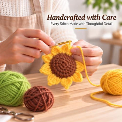 Crochet Sunflower Teacher Gift, Thank You & Appreciation Gift for