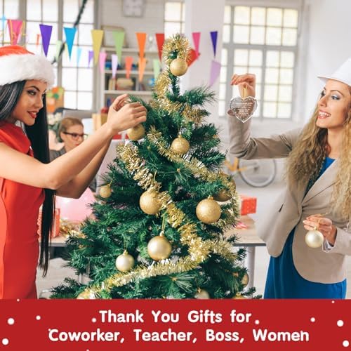 WaaHome Thank You Christmas Ornaments for Coworker, Friends, Teacher
