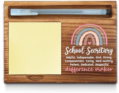 School Secretary Sticky Note Holder, School Secretary Thank You