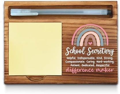 School Secretary Sticky Note Holder, School Secretary Thank You