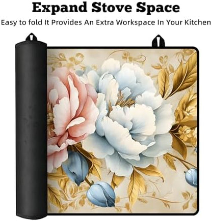 Multi-Design Stove Top Cover for Glass/Electric Stoves - 3-in-1