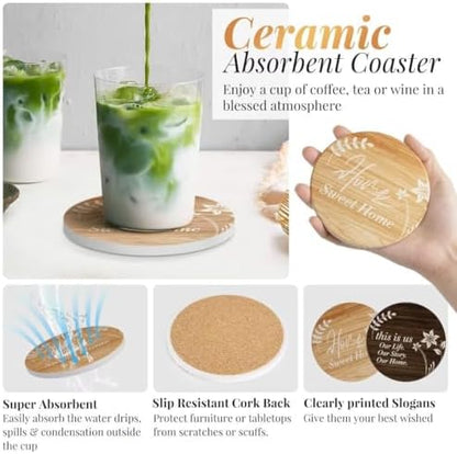 House Warming Gifts New Home, 11 Pcs Housewarming Gift Ideas Basket