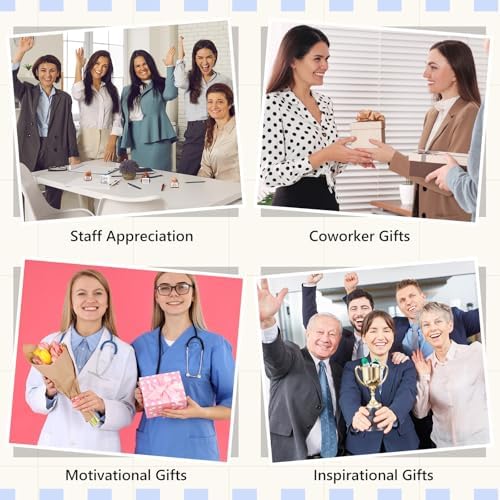 Gejoy 16 Sets Positive Mini Figurine Gifts Employee Appreciation Gifts