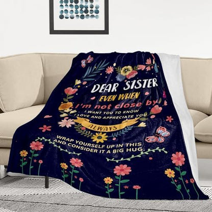 Sister Gifts Blanket, Sister Gifts from Sisters, Sisters Birthday