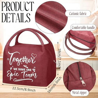 24 Pcs Inspirational Lunch Bags, Team Appreciation Gifts Bulk