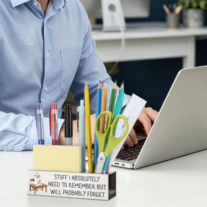 Vivopisew Funny Coworker Gift Pencil Holder for Desk, Stainless Steel
