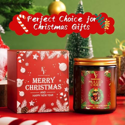 Christmas Candle, Mulled Cider Scented Candles for Home, Holiday
