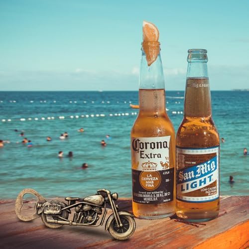 Motorcycle Gifts for Men, Beer Bottle Opener Gift for Christmas