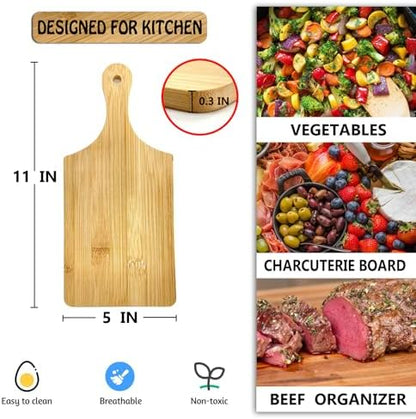 12 PCS 11" x 5" Cutting Board Bulk,Mini Charcuterie Boards,Wood