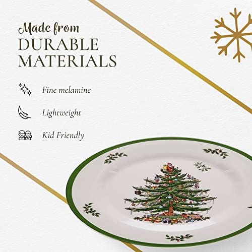 Spode – Christmas Tree – Melamine Salad Plates - Set of 4