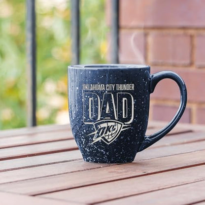 Rico Industries NBA Basketball Dad 16 oz Team Color Laser Engraved