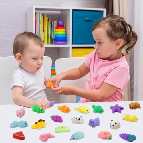 30 Pack Squishy Toys, Kawaii Squishies Party Favors for Kids 4-8 8-12