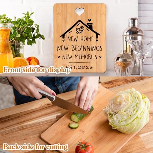 New Home Gifts - Engraved Bamboo Cutting Board, House Warming Gifts