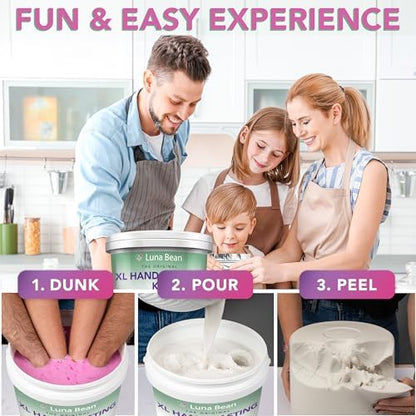 Luna Bean XL Hand Casting Kit for Family - Extra Large Mold, Up to 6
