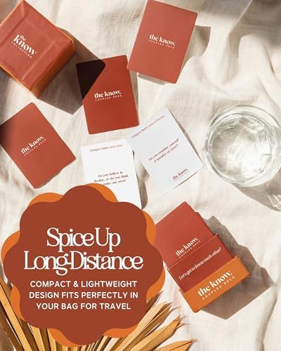 The Know Collection Couples Deck, 150 Thoughtful Conversation Starters