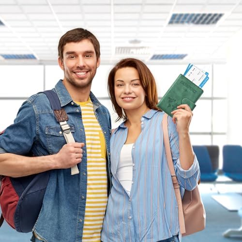 Eoehro Passport Holder for Travel Essentials, Passport Wallet Cover