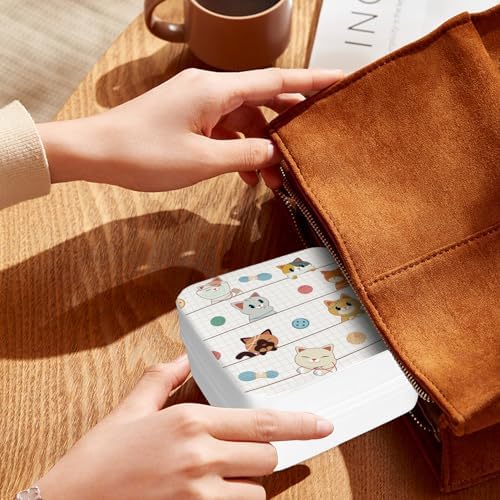 Cute Cat Travel Jewelry Organizer Cute Mini Jewelry Travel Case Small