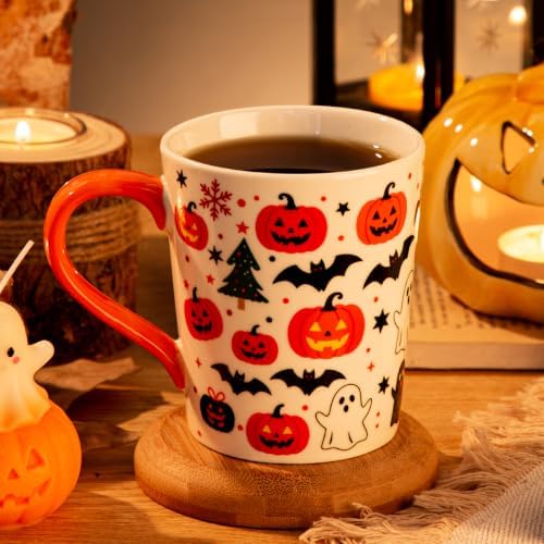 YUN TAO Halloween Mug, 11 Oz Ceramic Nightmare Before Christmas Mug